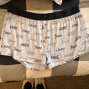 Grey and black shorts